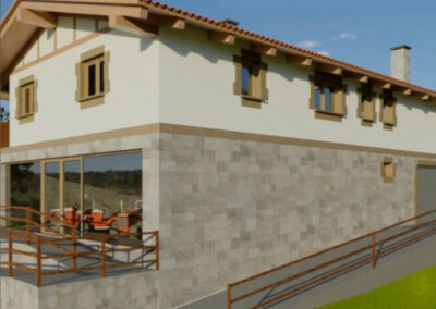 Infografía 3D para Proyecto de ejecución de vivienda unifamiliar